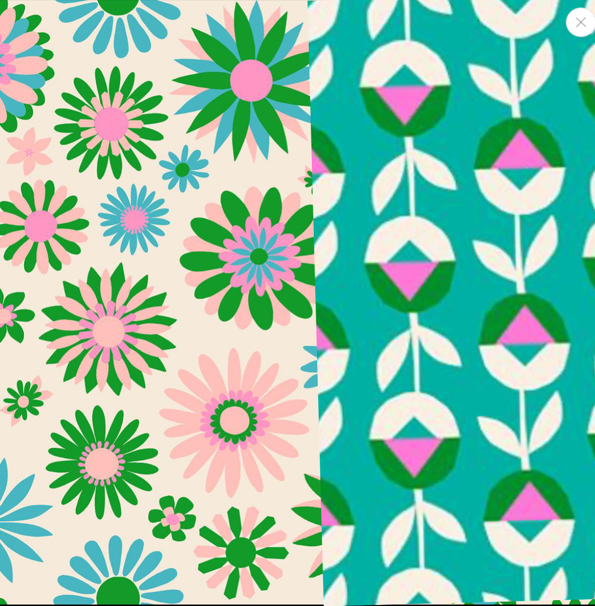 Ruby Star Society® Front-Carousel Kaleidoscope in Neutral Back-Eye Candy Tropic