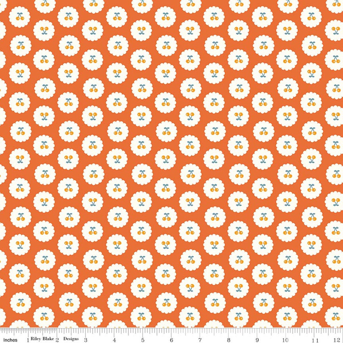 Cotton Nook Cherries Orange