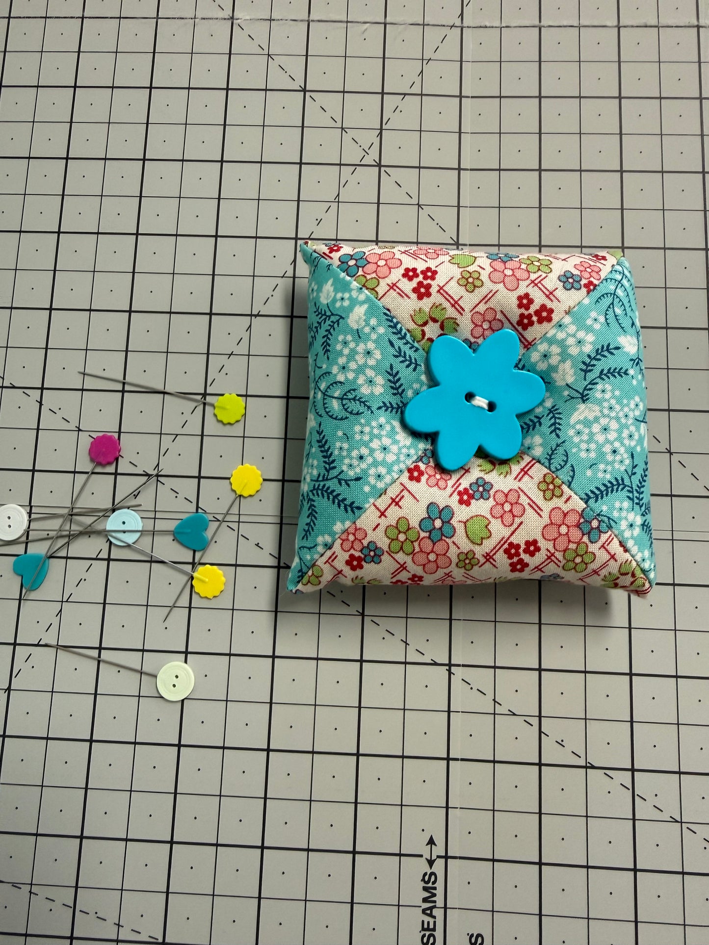 13 x 13 Pressing Board with Coordinating Pin Cushion