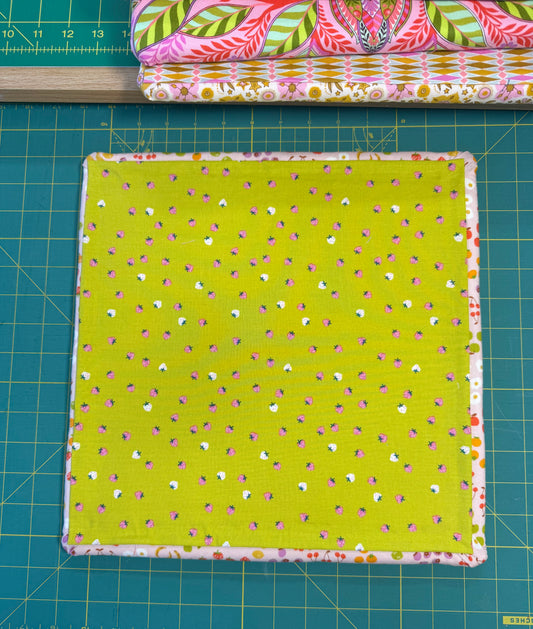 13X13 Pressing Board Ruby Star Society Egg and Friends Pink Froot