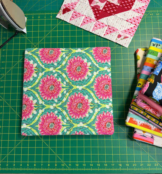 13X13 Pressing Board Tula Pink Untamed Daisy and Confused Moonbeam