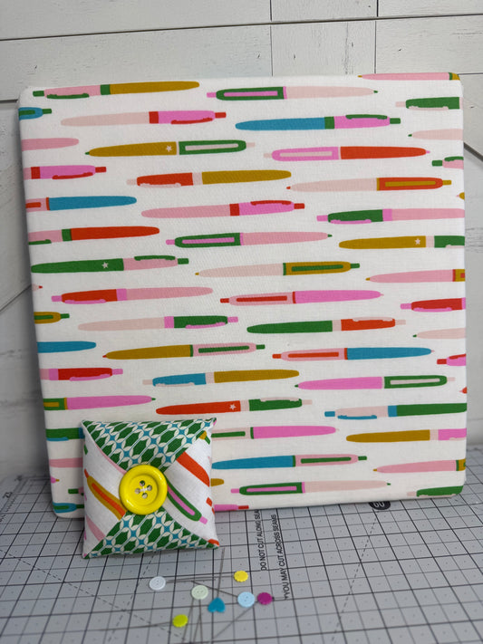 13 x 13 Pressing Board with Coordinating Pin Cushion
