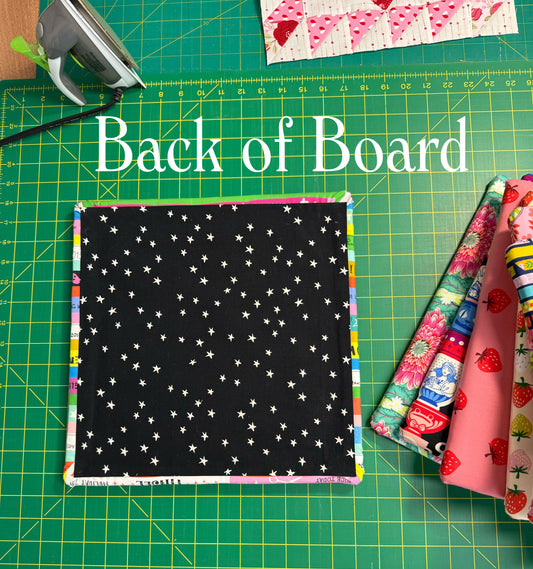 13X13 Pressing Board Ruby Star Society Selvedge Magic Multi