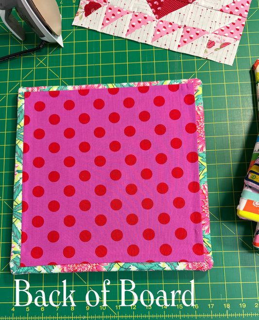 13X13 Pressing Board Tula Pink Untamed Daisy and Confused Moonbeam