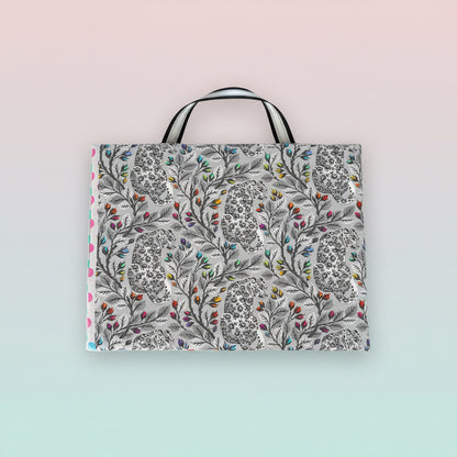 Tula Pink®  GRAYWORK Front- Beautymark Back- Disco Pom Pom