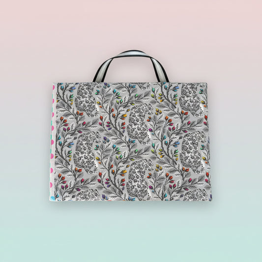 Tula Pink®  GRAYWORK Front- Beautymark Back- Disco Pom Pom