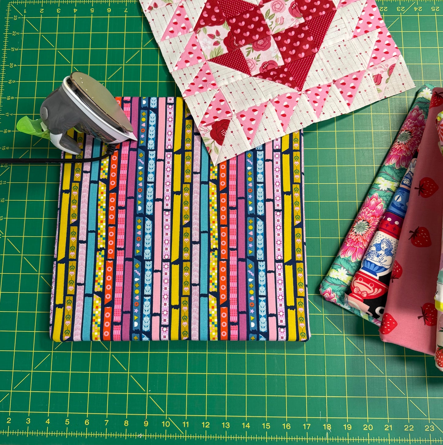 13X13 Pressing Board Ruby Star Society Washi Plus Navy