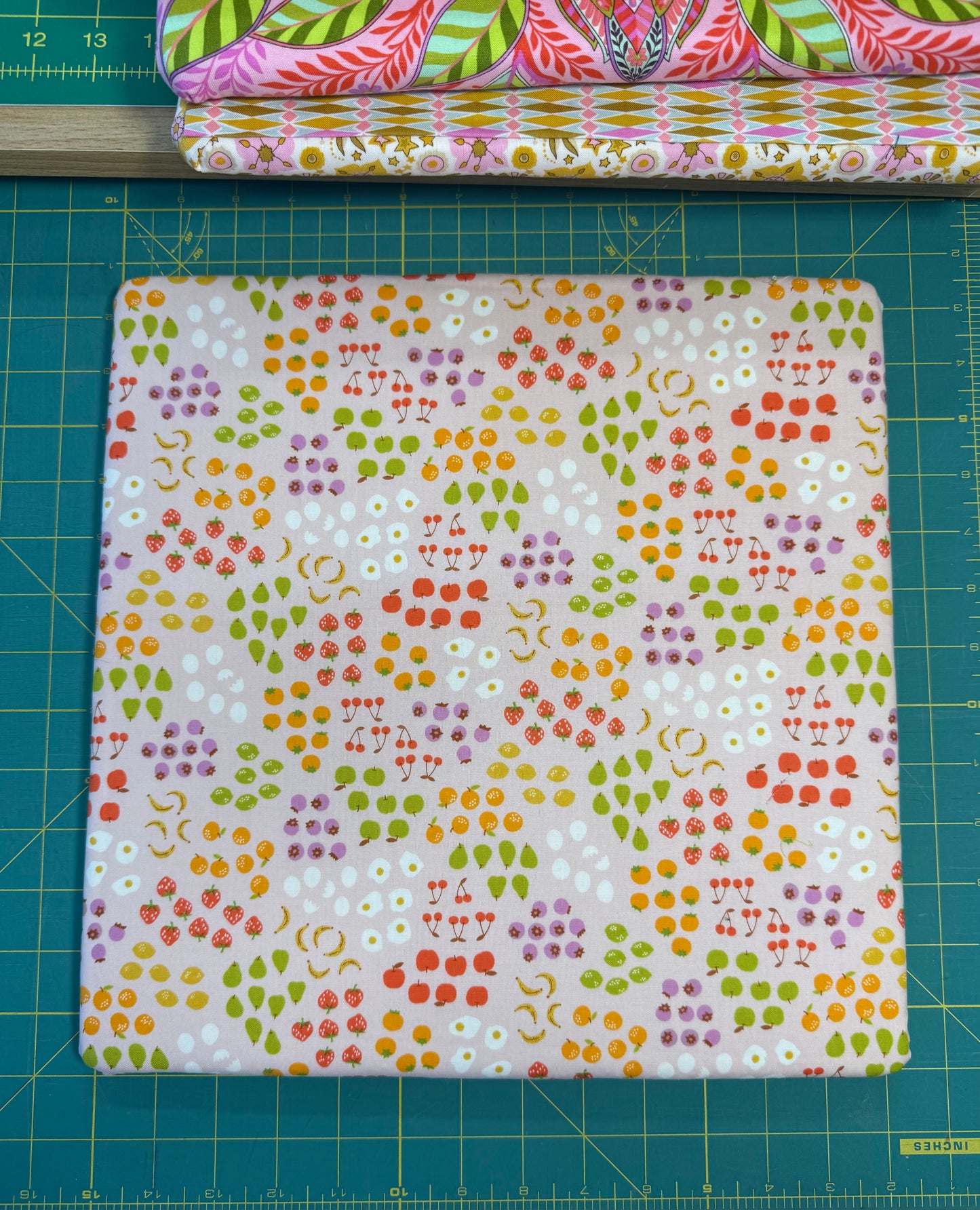 13X13 Pressing Board Ruby Star Society Egg and Friends Pink Froot