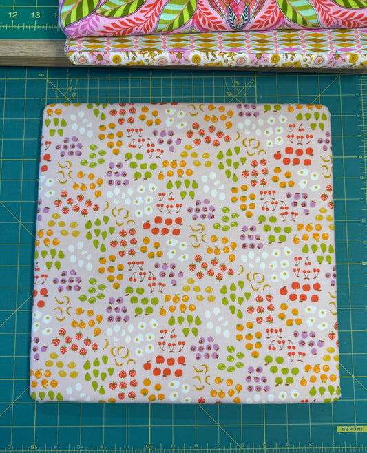 13X13 Pressing Board Ruby Star Society Egg and Friends Pink Froot
