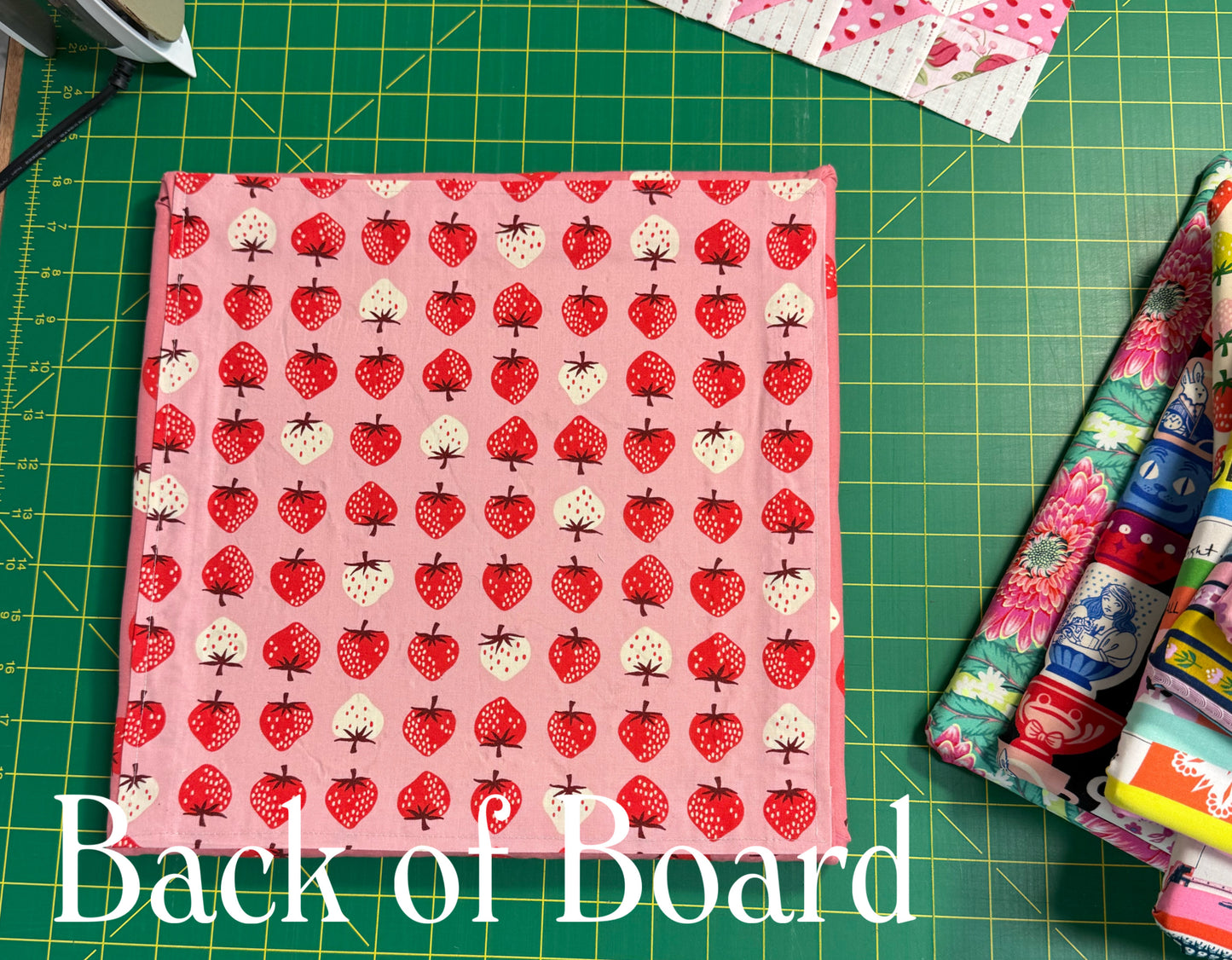 13X13 Pressing Board Ruby Star Society Strawberry Sorbet Toss